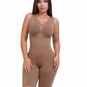 Faja Seamfree Invisible Espalda Alta y Media Pierna